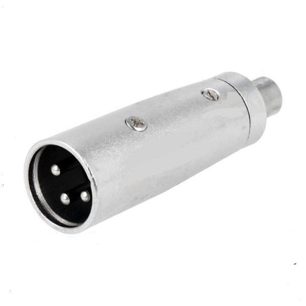 Adaptador XLR Macho/ RCA Fêmea