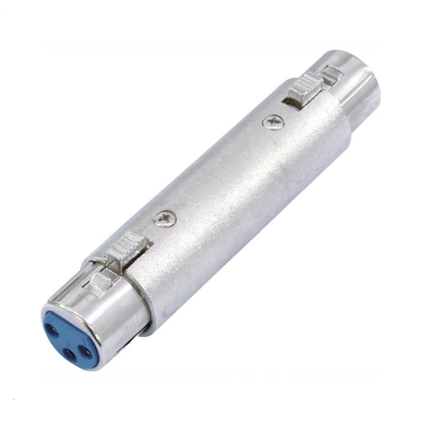 Adaptador XLR Fêmea/ XLR Fêmea