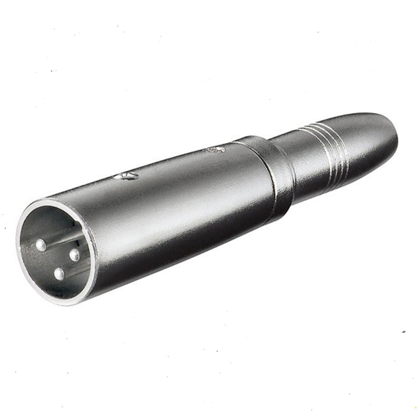Adaptador XLR Macho/ Jack 6.3mm Fêmea